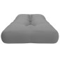 vidaXL Cojín para sofá de palets tela gris 120x40x12 cm vidaXL Cojín para sofá de palets tela gris 120x40x12 cm
