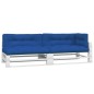 vidaXL Cojines para sofá de palets 5 unidades tela azul royal vidaXL Cojines para sofá de palets 5 unidades tela azul royal