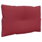 vidaXL Cojines para palets 2 unidades tela rojo tinto vidaXL Cojines para palets 2 unidades tela rojo tinto