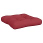 vidaXL Cojines para palets 2 unidades tela rojo tinto vidaXL Cojines para palets 2 unidades tela rojo tinto