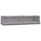 vidaXL Cojines para palets 5 unidades tela gris vidaXL Cojines para palets 5 unidades tela gris