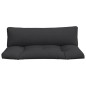 vidaXL Cojines para palets 2 unidades tela negro vidaXL Cojines para palets 2 unidades tela negro