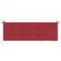 vidaXL Cojín de banco de jardín tela Oxford rojo tinto 150x50x3 cm vidaXL Cojín de banco de jardín tela Oxford rojo tinto 150x50x3 cm