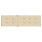 vidaXL Cojín para tumbona beige (75+105)x50x3 cm vidaXL Cojín para tumbona beige (75+105)x50x3 cm