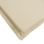 vidaXL Cojín para tumbona beige (75+105)x50x3 cm vidaXL Cojín para tumbona beige (75+105)x50x3 cm