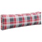 vidaXL Cojines para palets 3 unidades tela a cuadros rojos vidaXL Cojines para palets 3 unidades tela a cuadros rojos