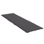 vidaXL Cojín de tumbona de tela Oxford gris antracita 200x50x3 cm vidaXL Cojín de tumbona de tela Oxford gris antracita 200x50x3 cm