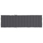 vidaXL Cojín de tumbona de tela Oxford gris antracita 200x50x3 cm vidaXL Cojín de tumbona de tela Oxford gris antracita 200x50x3 cm