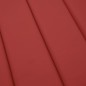 vidaXL Cojín de tumbona de tela Oxford rojo 200x70x3 cm vidaXL Cojín de tumbona de tela Oxford rojo 200x70x3 cm
