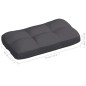 vidaXL Cojines para sofá de palets 7 unidades tela gris antracita vidaXL Cojines para sofá de palets 7 unidades tela gris antracita