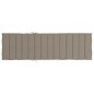 vidaXL Cojín de tumbona de tela Oxford gris taupé 200x60x3 cm vidaXL Cojín de tumbona de tela Oxford gris taupé 200x60x3 cm