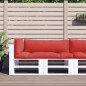vidaXL Cojines para palets 3 unidades tela rojo vidaXL Cojines para palets 3 unidades tela rojo