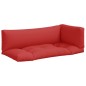vidaXL Cojines para palets 3 unidades tela rojo vidaXL Cojines para palets 3 unidades tela rojo