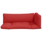 vidaXL Cojines para palets 3 unidades tela rojo vidaXL Cojines para palets 3 unidades tela rojo