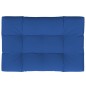vidaXL Cojín para sofá de palets de tela azul 120x80x12 cm vidaXL Cojín para sofá de palets de tela azul 120x80x12 cm