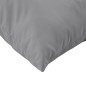 vidaXL Cojines decorativos 4 uds tela gris 60x60 cm