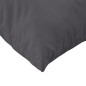 vidaXL Cojines decorativos 4 uds tela gris antracita 40x40 cm vidaXL Cojines decorativos 4 uds tela gris antracita 40x40 cm