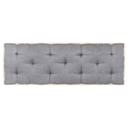 vidaXL Cojín para sofá de palets gris antracita 120x40x7 cm
