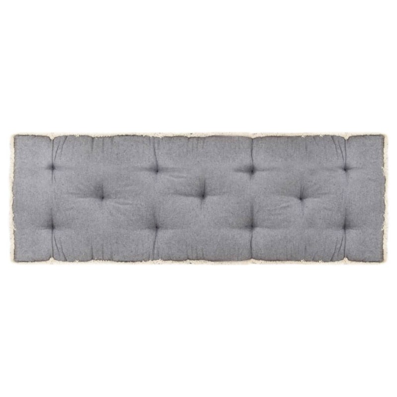vidaXL Cojín para sofá de palets gris antracita 120x40x7 cm vidaXL Cojín para sofá de palets gris antracita 120x40x7 cm