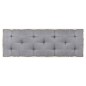 vidaXL Cojín para sofá de palets gris antracita 120x40x7 cm vidaXL Cojín para sofá de palets gris antracita 120x40x7 cm
