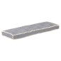 vidaXL Cojín para sofá de palets gris antracita 120x40x7 cm vidaXL Cojín para sofá de palets gris antracita 120x40x7 cm
