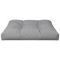vidaXL Cojín para sofá de palets de tela gris 70x70x12 cm vidaXL Cojín para sofá de palets de tela gris 70x70x12 cm