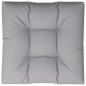 vidaXL Cojín para sofá de palets de tela gris 70x70x12 cm vidaXL Cojín para sofá de palets de tela gris 70x70x12 cm