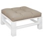 vidaXL Cojín para sofá de palets de tela gris taupé 70x70x12 cm vidaXL Cojín para sofá de palets de tela gris taupé 70x70x12 cm