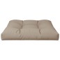 vidaXL Cojín para sofá de palets de tela gris taupé 70x70x12 cm vidaXL Cojín para sofá de palets de tela gris taupé 70x70x12 cm