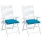 vidaXL Cojines de silla de jardín 2 uds tela Oxford azul 50x50x7 cm vidaXL Cojines de silla de jardín 2 uds tela Oxford azul 50x50x7 cm
