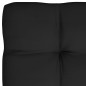 vidaXL Cojines para sofás de palets 7 unidades negro vidaXL Cojines para sofás de palets 7 unidades negro