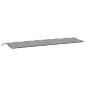 vidaXL Cojín de banco de jardín tela Oxford gris 200x50x7 cm vidaXL Cojín de banco de jardín tela Oxford gris 200x50x7 cm