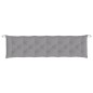vidaXL Cojín de banco de jardín tela Oxford gris 200x50x7 cm vidaXL Cojín de banco de jardín tela Oxford gris 200x50x7 cm
