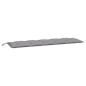 vidaXL Cojín de banco de jardín tela Oxford gris 180x50x7 cm