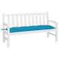 vidaXL Cojín de banco de jardín tela Oxford azul 150x50x7 cm vidaXL Cojín de banco de jardín tela Oxford azul 150x50x7 cm