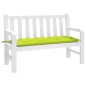 vidaXL Cojín de banco de jardín tela Oxford verde claro 120x50x7 cm vidaXL Cojín de banco de jardín tela Oxford verde claro 120x50x7 cm
