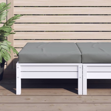 vidaXL Cojín para sofá de palets de tela Oxford gris