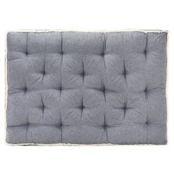 vidaXL Cojín para sofá de palets azul 120x80x10 cm