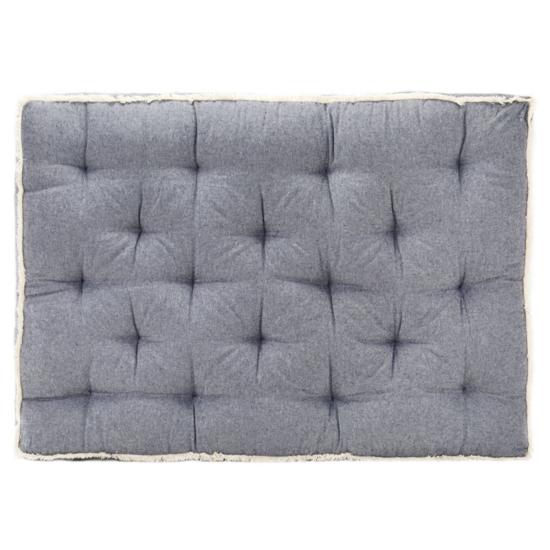 vidaXL Cojín para sofá de palets azul 120x80x10 cm vidaXL Cojín para sofá de palets azul 120x80x10 cm