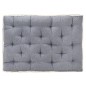 vidaXL Cojín para sofá de palets azul 120x80x10 cm vidaXL Cojín para sofá de palets azul 120x80x10 cm