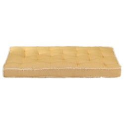 vidaXL Cojín para sofá de palets amarillo 120x80x10 cm