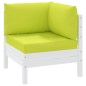 vidaXL Cojines para palets 3 unidades tela Oxford verde claro
