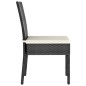 vidaXL Sillas de comedor de jardín 4 unidades ratán sintético negro vidaXL Sillas de comedor de jardín 4 unidades ratán sintético negro