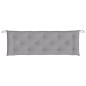 vidaXL Cojín de banco de jardín tela Oxford gris 150x50x7 cm vidaXL Cojín de banco de jardín tela Oxford gris 150x50x7 cm