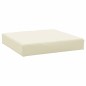vidaXL Cojines para palés 2 unidades tela Oxford blanco crema