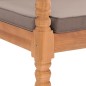 vidaXL Sillas Batavia 2 uds madera maciza teca con cojines gris oscuro vidaXL Sillas Batavia 2 uds madera maciza teca con cojines gris oscuro