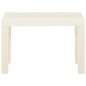 vidaXL Set de muebles de jardín 3 piezas con cojines plástico blanco vidaXL Set de muebles de jardín 3 piezas con cojines plástico blanco