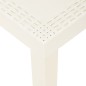 vidaXL Set de muebles de jardín 3 piezas con cojines plástico blanco vidaXL Set de muebles de jardín 3 piezas con cojines plástico blanco