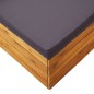 vidaXL Muebles de jardín 2 piezas con cojines madera maciza de acacia vidaXL Muebles de jardín 2 piezas con cojines madera maciza de acacia