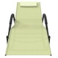 vidaXL Tumbonas mecedoras 2 uds acero y textilene crema vidaXL Tumbonas mecedoras 2 uds acero y textilene crema